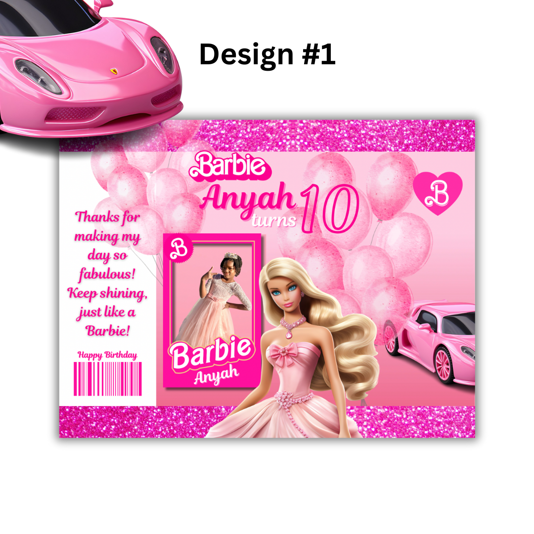 Barbie Inspired Party Favor Download