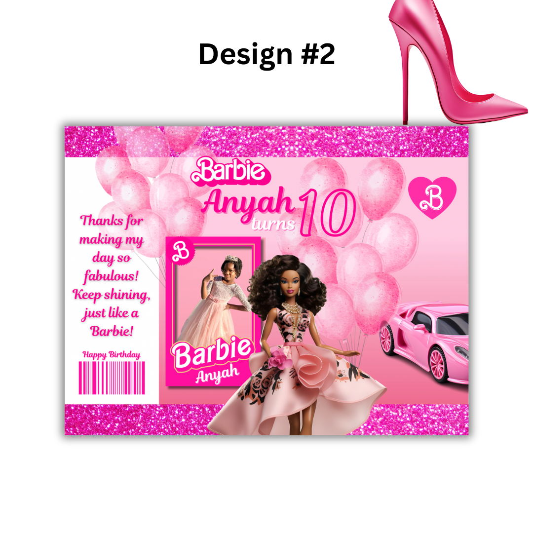 Barbie Inspired Party Favor Download